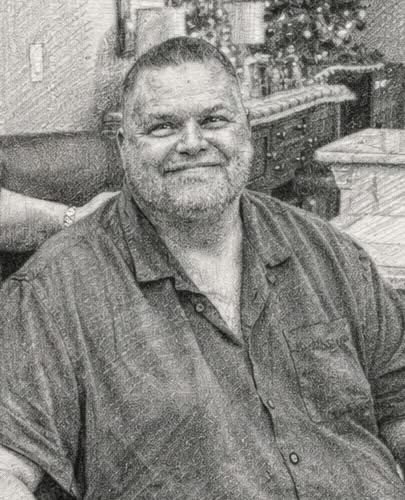 Pencil drawing of Kris